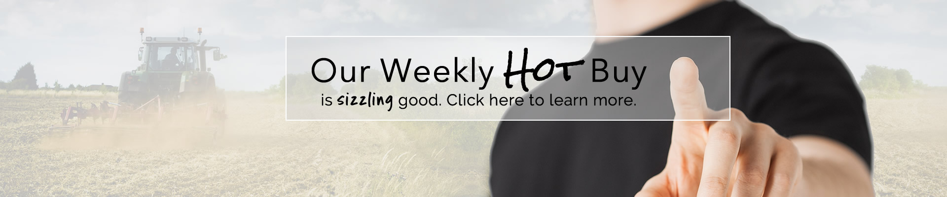 Our Weekly Hot Buy is a sizzling good deal. Click here to learn more.